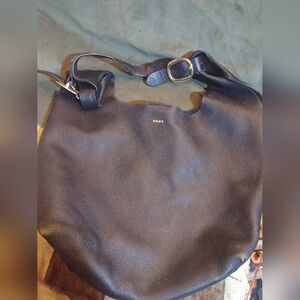 DKNY Black Leather Women's Bag